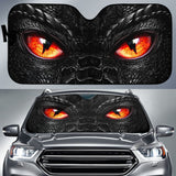 Red Dragon Eyes Car Auto Sun Shades Custom 2 210401 - YourCarButBetter