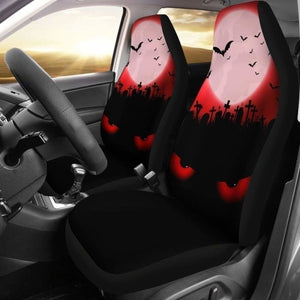 Red Eyes Halloween Car Seat Covers 102802 - YourCarButBetter