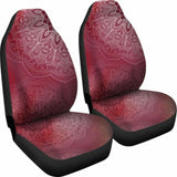 Red Mandalas Car Seat Covers 105905 - YourCarButBetter