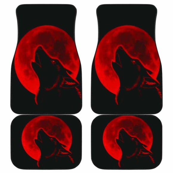 Red Moon Wolf Car Mats 202004 - YourCarButBetter