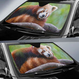 Red Panda 4K Car Sun Shade 172609 - YourCarButBetter