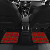 Red Royal Stewart Plaid Tartan Car Floor Mats 210201 - YourCarButBetter