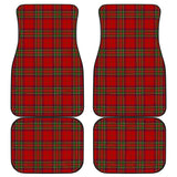 Red Royal Stewart Plaid Tartan Car Floor Mats 210201 - YourCarButBetter