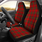 Red Royal Stewart Plaid Tartan Car Seat Covers 210201