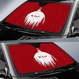 Red Santa Sun Shade Amazing Best Gift Ideas 103406 - YourCarButBetter