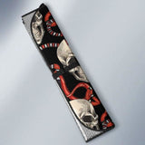 Red Snake Skull Pattern Car Auto Sun Shades 104020 - YourCarButBetter