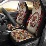 Red Thunderbird Native Car Seat Cover 093223 - YourCarButBetter