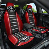 Red Toyota Amazing Style Car Seat Covers Custom 2 210701 - YourCarButBetter