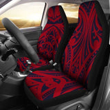 Red Tribal Polynesian Car Seat Covers 105905 - YourCarButBetter