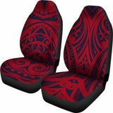 Red Tribal Polynesian Car Seat Covers 105905 - YourCarButBetter