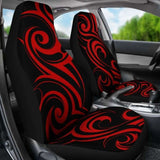 Red Tribal Swirls Car Seat Covers 102802 - YourCarButBetter