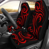 Red Tribal Swirls Car Seat Covers 102802 - YourCarButBetter