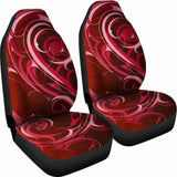 Red Tribal Swirls Car Seat Covers 102802 - YourCarButBetter