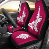 Red Wine Custom Car Decor Items Car Seat Covers 210701 - YourCarButBetter