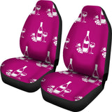 Red Wine Custom Car Decoration Car Seat Covers 210701 - YourCarButBetter