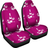 Red Wine Custom Car Decoration Car Seat Covers 210701 - YourCarButBetter