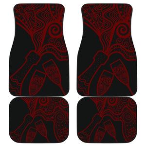 Red Wine for Wine Lovers Car Floor Mats 211804 - YourCarButBetter