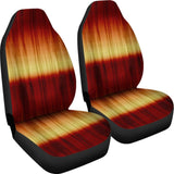 Red Yellow Orange Tie Die Print Car Seat Covers 174510 - YourCarButBetter