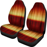 Red Yellow Orange Tie Die Print Car Seat Covers 174510 - YourCarButBetter