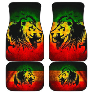 Reggae Rasta Lion Car Floor Mats 211701 - YourCarButBetter