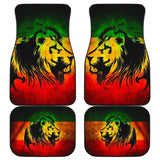 Reggae Rasta Lion Car Floor Mats 211701 - YourCarButBetter