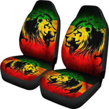 Reggae Rasta Lion Car Seat Covers 211701 - YourCarButBetter