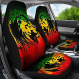 Reggae Rasta Lion Car Seat Covers 211701 - YourCarButBetter