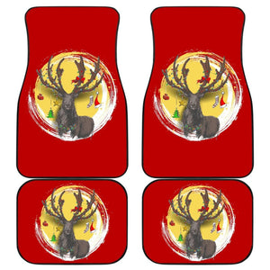 Reindeer And Christmas Decoration Items Car Floor Mats 210601 - YourCarButBetter