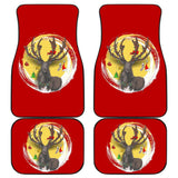 Reindeer And Christmas Decoration Items Car Floor Mats 210601 - YourCarButBetter