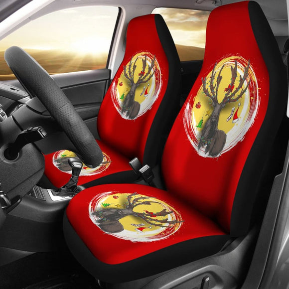 Reindeer And Christmas Decoration Items Car Seat Covers 210601 - YourCarButBetter