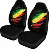Republic Of The Congo In Me Car Seat Covers - Special Grunge Style 232125 - YourCarButBetter