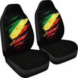Republic Of The Congo In Me Car Seat Covers - Special Grunge Style 232125 - YourCarButBetter