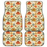 Retro Champignons Car Floor Mats 094201 - YourCarButBetter