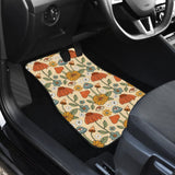 Retro Champignons Car Floor Mats 094201 - YourCarButBetter