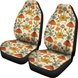 Retro Champignons Car Seat Covers 094201