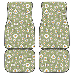 Retro Daisy Car Floor Mats 094201 - YourCarButBetter