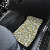 Retro Daisy Car Floor Mats 094201 - YourCarButBetter