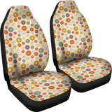 Retro Flower Mix Car Seat Covers 094201