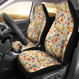 Retro Flower Mix Car Seat Covers 094201