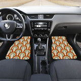 Retro Rainbow Car Floor Mats 094201 - YourCarButBetter