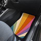 Retro Stripes Car Floor Mats 094201 - YourCarButBetter