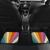 Retro Stripes Car Floor Mats 094201 - YourCarButBetter