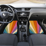 Retro Stripes Car Floor Mats 094201 - YourCarButBetter