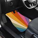 Retro Stripes Car Floor Mats 094201 - YourCarButBetter