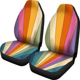 Retro Stripes Car Seat Covers 094201