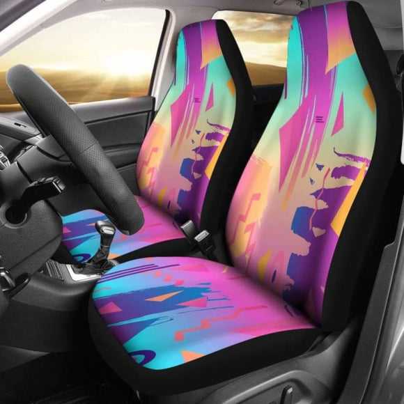 Retro Vintage 80’S & 90’S Fashion Car Seat Covers 094201 - YourCarButBetter