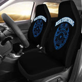 Risk Everything Police Blue Lives Matter Car Seat Covers 153908 - YourCarButBetter