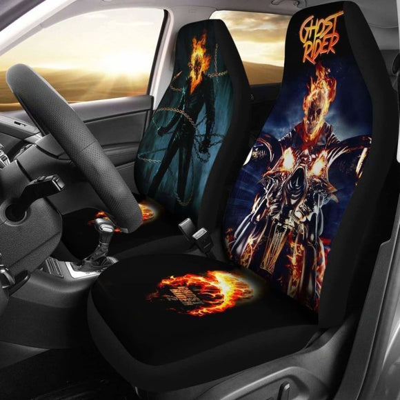 Robbie Reyes Ghost Rider Car Seat Covers 094209 - YourCarButBetter