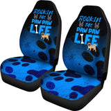 Rockin Paw Paw Life Pug Car Seat Covers 094209 - YourCarButBetter