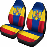 Romania Car Seat Cover Coat Of Arms Amazing 105905 - YourCarButBetter